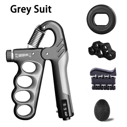 GripMax – Entraîneur de Force de Poigne Ajustable (5–60/100/150 kg)