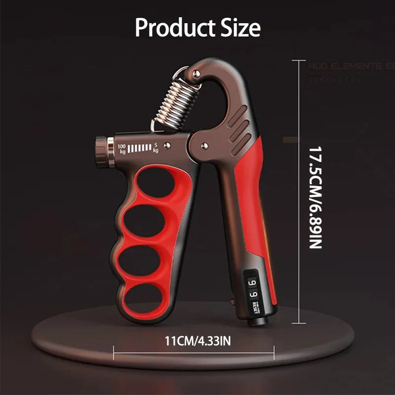 GripMax – Entraîneur de Force de Poigne Ajustable (5–60/100/150 kg)