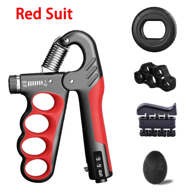 GripMax – Entraîneur de Force de Poigne Ajustable (5–60/100/150 kg)