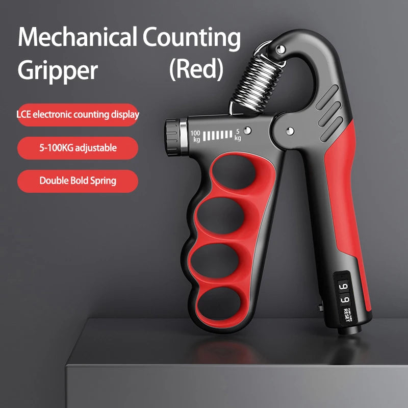 GripMax – Entraîneur de Force de Poigne Ajustable (5–60/100/150 kg)