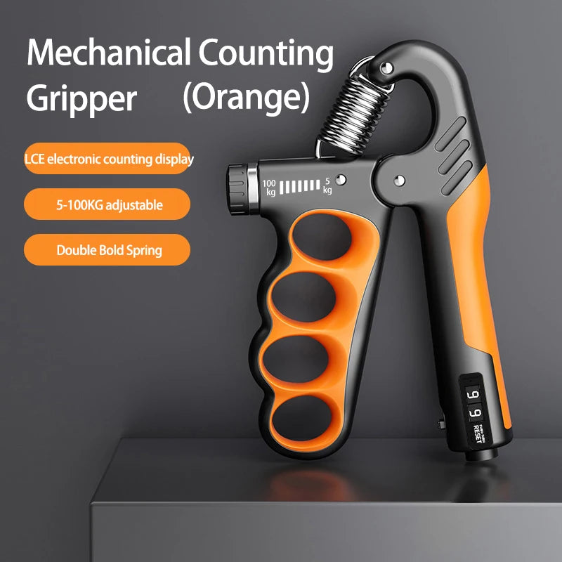 GripMax – Entraîneur de Force de Poigne Ajustable (5–60/100/150 kg)